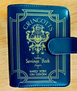 Harry Potter Coin Collection Gringotts Savings Book 2001 Complete Of All Coins . - Picture 1 of 16