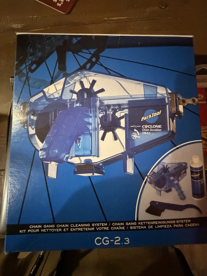 Park Tool 152903 CG-2.3 Sistema de limpieza de pandillas para cadena de bicicleta azul Foto 1 de 4