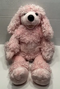 Build A Bear Plush Pink Poodle Dog With Bark Sound Stuffed Animal Toy READ - Picture 1 of 15