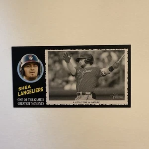 2020 Topps Heritage Minors Shea Langeliers #7 Greatest Moments Box Topper A's - Picture 1 of 5