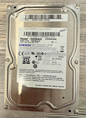 Samsung Spinpoint F4 2TB, 5400RPM, 3.5", HD204UI HDD - image 1 of 4