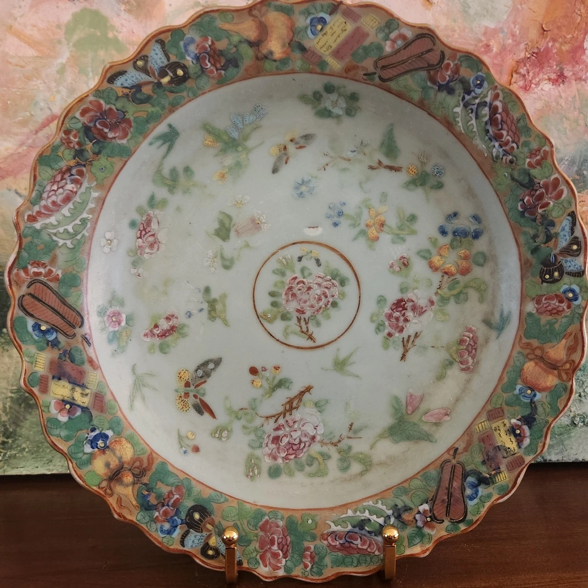 antique rose medallion products for sale | eBay