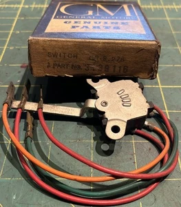 NOS 1957 1958 Bel Air GM 3139116 Heater AC Switch 1958 Air Flow Impala Biscayne - Picture 1 of 8