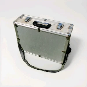 Medium / Large Hard Aluminium Flight Case Tool Camera Storage Carry Box - Picture 1 of 7