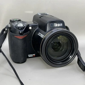 Nikon Coolpix E8800 VR 8MP Digital Camera 10X Zoom Black Used UNTESTED - Picture 1 of 10