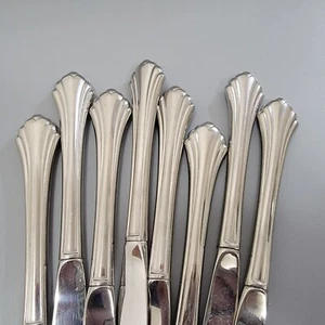 Oneida BANCROFT Dinner Knives Stainless USA Flatware  Silverware  1652 - Picture 1 of 10