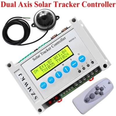 Automatisches Tracking LCD Dual Axis Solar Tracker Controller DIY Solar Panel Kit DO - Bild 1 von 4