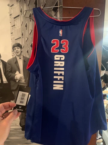 Fanatics Detroit Pistons Blake Griffin #23 Home Fast Break Jersey size L Ladies Cover