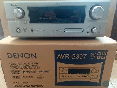 Denon AVR-2307 Receiver für Bastler- optisch neuwertig, in OVP mit Zubehör - Bild 1 von 4
