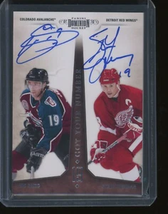2019 Panini Dominion Joe Sakic Steve Yzerman Got Your Number Auto /19 Autograph - Picture 1 of 2