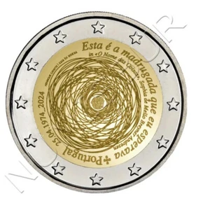 PORTUGAL 2 euro  2024 S/C 50 aniversario de la Revolución del 25 de abril - 2€ - Imagen 1 de 1