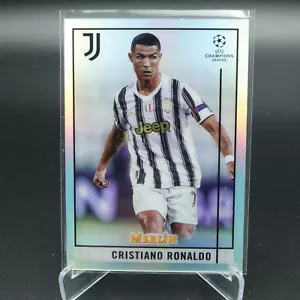 2020-21 TOPPS CHROME MERLIN UEFA CRISTIANO RONALDO REFRACTOR CARD #50 NM - Picture 1 of 2