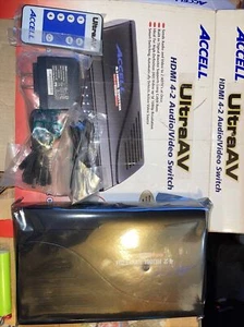 NEW Ultra AV HDMI 4-2 Audio Video Switch Accell  No Remote Or Connection Cables - Picture 1 of 1