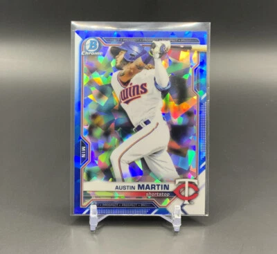 2021 Bowman Draft Sapphire Austin Martin BDC-19 Minnesota Twins TTC1967 - Image 1 of 2