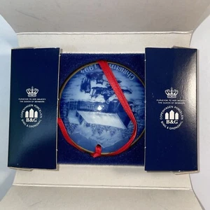 Adorno de porcelana Bing & Grondahl Navidad en América Alaska - Imagen 1 de 9