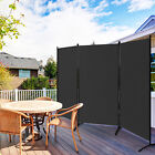 Folding Room Divider 3 Panels Wall Privacy Screens Room Protector Partition 