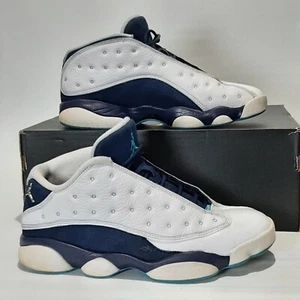 Air Jordan 13 Retro Low Hornets 2015 Powder Blue White Size 9 Shoes 310810-107 - Picture 1 of 9