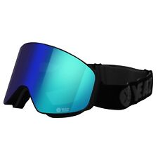 Apex Magnet-Ski-Snowboardbrille Vert Anti-reflets/Noir
