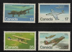 CANADA NO 873 TO 876, MILITARY AITCRAFT (AIRPLANES), MINT NH - Picture 1 of 1