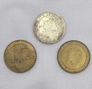 Fichas de peaje vintage (lote de 3) de New Hampshire DOT Public Works Highways - Imagen 1 de 8