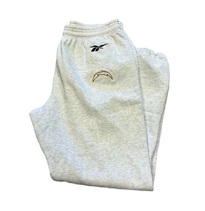 VTG 90'S SAN DIEGO CHARGERS BOLTS ATHLETIC JOGGER SWEAT PANTS SZ XL (20) - Picture 1 of 6