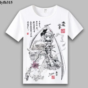 Camiseta Youmu Konpaku TouHou Project Unisex Blanca Manga Corta Prendas para el torso - Imagen 1 de 2