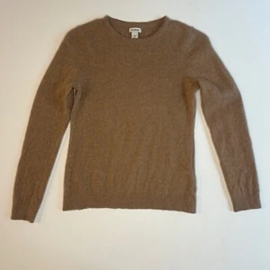 LL Bean Kaschmir Pullover Damen X Smal Petite Braun Rundhals Pulli - Bild 1 von 14