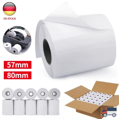 LONENENSSL Thermorollen Bonrollen Kassenrollen Waagenrolle EC Cash Thermopapier 80mm 57mm