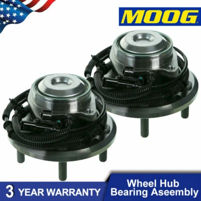 2pcs Moog Rear Wheel Bearing & Hub For Chrysler Town Country Volkswagen Routan - Image 1 of 4