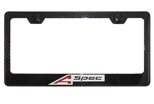 Carbon Fiber License Plate Frame for Acura A Spec, ASpec - Bild 1 von 1