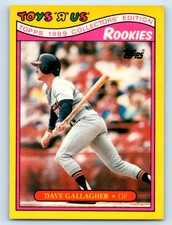 1989 Topps Toys"R"Us Rookies Baseball #9 Dave Gallagher   Chicago White Sox