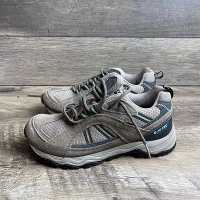 Hi-Tec Ethington WP Womens 8 Hiking Shoes Gray Suede Lace Up Athletic Sneakers - Image 1 of 4