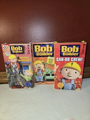 VHS Tapes Bob The Builder Set Of 3 Great Condition - Image 1 of 4