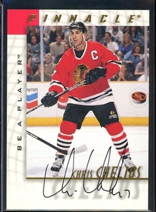 1997-98 Pinnacle Be A Player Autographs #11 Chris Chelios - Picture 1 of 2