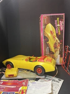 Vintage 1979 Barbie Super' Vette Remote Control Corvette w/ Box & Decals WORKS - Picture 1 of 23