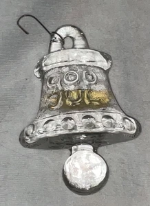 Kosta Boda Vintage Glass Merry Christmas Ornament BELL God Jul 3" Sweden No Chip - Picture 1 of 5
