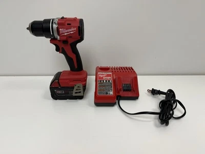 MILWAUKEE 3601-20 M18 COMPACT BRUSHLESS 1/2" DRILL/DRIVER KIT *FREE Shipping* - Image 1 of 4