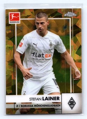 Stefan Lainer 2020-21 Topps Chrome Sapphire Edition Bundesliga #78 Gold #/50 - Image 1 of 2