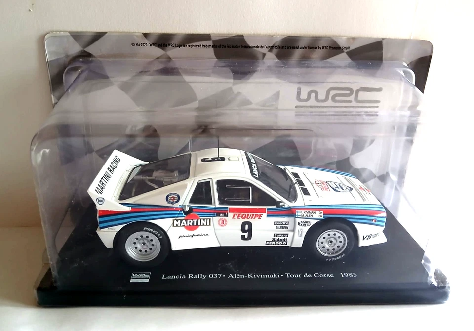 DIE CAST WRC LANCIA RALLY 037 Alèn Kivimaki Tour de Corse 1983 - SCALA 1/24 - Immagine 1 di 1