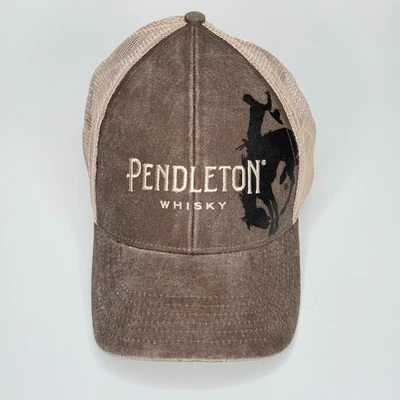 Pendleton Whisky Trucker Sombrero Gorra de Béisbol Malla Espalda Ajustable Marrón Sin Usar Foto 1 de 4