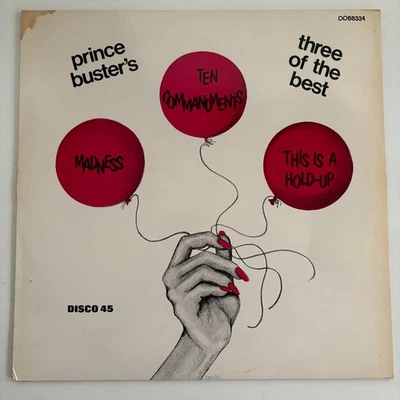 1979 VG 12" SINGLE: THREE OF THE BEST - PRINCE BUSTER, BLUE BEAT DDBB334 - Image 1 of 4