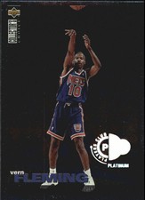 1995-96 Collector's Choice Player's Club Platinum Nets Card #314 Vern Fleming