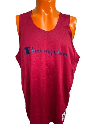 Vintage 90s reversible champion jersey Red Blue/Purple made in the USA size XL - Image 1 of 4