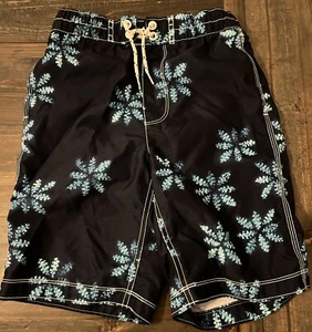 Gap Kids, Boys Bathing Suit, Size XL (12), Navy Blue Floral - Picture 1 of 11