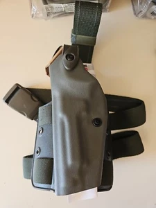 USA Safariland 6004-73 BER-92 Double Strap, LEFT Holster Fits Beretta OD Green - Picture 1 of 6
