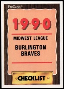 B3141- 1990 ProCards Minor League BB Cards Group2 -You Pick- 10+ FREE US SHIP