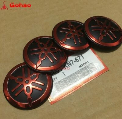 Insignia de tanque de carenado con emblema de horquilla 3D de 5 cm para motor R1 R3 R6 R7 MT RX nuevo rojo 4 piezas Foto 1 de 4