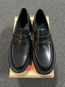 Camper Walden Black Leather Loafers Shoes EU 423/ US Men's 10 - Picture 1 of 3
