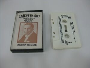 Carlos Gardel Cassette il Meglio Di Gardel, La Cumparsita, Passatoia Natalizia