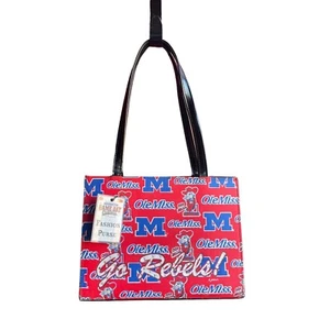 Mississippi University Ole Miss Rebels Fashion Ladies Purse  Hand Bag Game Day - Picture 1 of 15